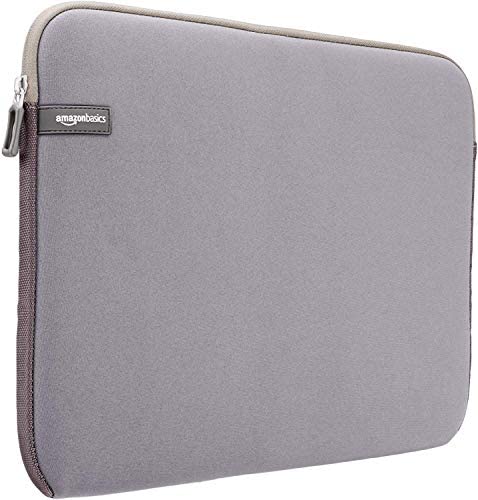 Amazon Basics, custodia protettiva per laptop, per una dimensione dello schermo di 15-15.6 pollici, grigia