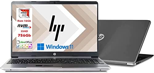 HP 255 G8, Notebook, Pc portatile, Amd 3050 fino a 3,20 GHz, Ram 16 GB Ddr4 , SSHD 756 Gb, Windows 11 Pro, Pronto All’uso