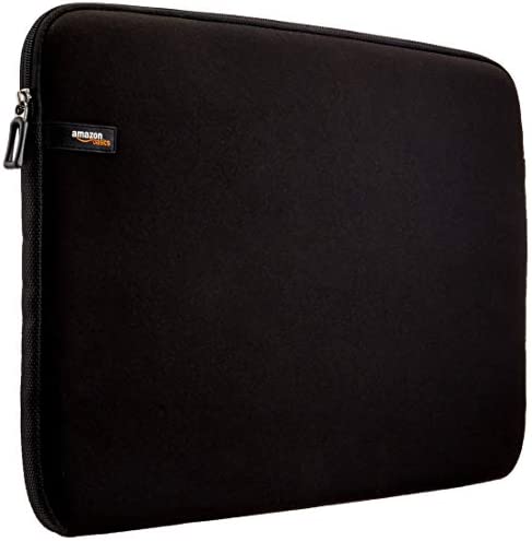 Amazon Basics, custodia per laptop, per schermo di 44 cm (17,3 pollici), nero