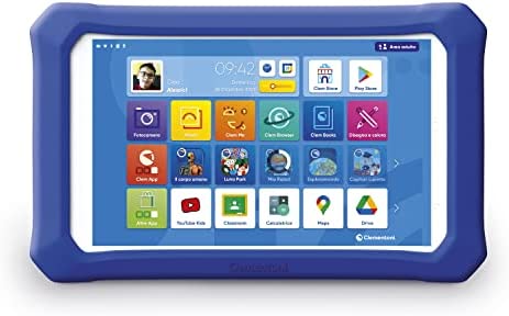 Clementoni X Revolution, Bambini-Tablet clempad 6-12 Anni, 8″, Android 11, Memoria 16 GB, WiFi, Tante App preinstallate, Versione in Italiano, Multicolore, 16762