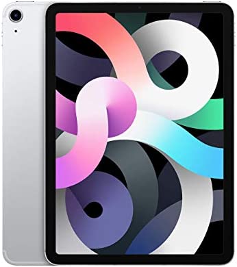 2020 Apple iPad Air (10,9″, Wi-Fi + Cellular, 64GB) – Argento (4ª generazione)