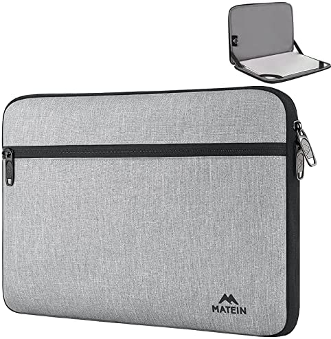 MATEIN Custodia Borsa 14 Pollici, Impermeabile Custodia PC Borsa Porta PC 14″ Custodia Laptop Computer Notebook, Laptop Sleeve Case Compatibile per 14 inch HP Lenovo Acer ASUS Dell, Grigio