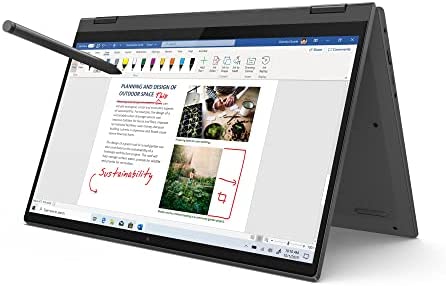 Lenovo IdeaPad Flex 5 Notebook Convertibile, Display 14″ FullHD – (Intel Core i3-1115G4, 256 GB SSD, RAM 8 GB, Windows 11 Home, Tastiera retroilluminata – Graphite Grey – Esclusiva Amazon
