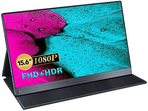 UPERFECT – Monitor portatile USB C, schermo esterno 1920 x 1080 IPS Full HD portatile con tipo C/Mini HDMI/Dual Speaker per laptop, PS4, Xbox, cellulare