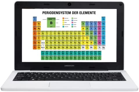 MEDION Notebook PC Portatile E11201 Education, Intel Celeron N3450 QuadCore 1.10 – 2.20GHz, RAM 4GB, SSD 128 GB, Scheda Grafica Intel HD Graphics, Schermo 11.6″ HD, Windows 10 Pro Academic
