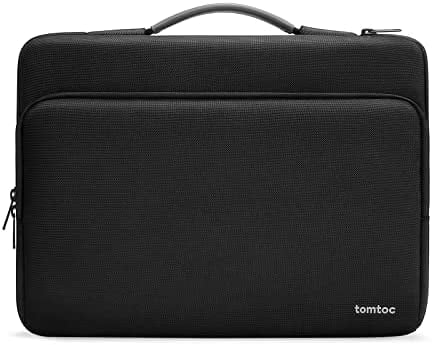 tomtoc Custodia per 14 pollici MacBook Pro M1 Pro/Max A2442 2022/2021, MacBook Air 2012-2017, MacBook Pro 13 pollici 2012-2015, 13,5 Microsoft Surface Laptop 4/3/2/1, borsa per laptop valigetta