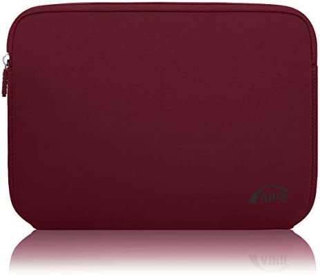 AIPIE Custodia per Laptop 15 15,6 16 Pollici Sleeve per Laptop Impermeabile Custodia Borsa Caso Protettiva Borsa da Trasporto per MacBook, Acer, Asus, Dell, HP,Lenovo (Vino Rosso,39.3x3x27.9cm)