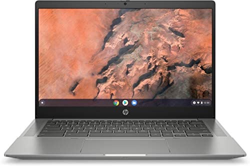 HP Chromebook, 14 pollici Full HD Antiglare Smart IPS, Ryzen 3-3250C duale, 8GB di RAM, 64GB SSD, Chrome OS, 14b-na0230nd, Argento