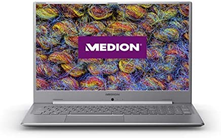 MEDION Notebook PC Portatile in Alluminio E17201 (MD62197), Intel Celeron N4020 Dual Core (1.10 – 2.80 GHz); 4GB RAM; 128GB SSD; Windows 11; Display 17,3”; Cornice Ultrasottile