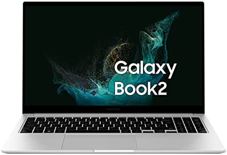 Samsung Galaxy Book2 NP750XED-KC1NL Laptop,15.6″ FHD LED, Intel Core i5, Intel Iris Xe, RAM 8GB LPDDR4x, 256GB NVMe SSD, Windows 11 Home, Silver (Ricondizionato)