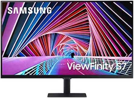 Samsung Monitor HRM S7A0 (S32A704), Flat, 32″, 3840×2160 (UHD 4K), VA, Bezeless, HDR10, 60 Hz, 5 ms, HDMI, USB, Display Port, Ingresso Audio, PIP e PBP, Eye Saver Mode, Flicker Free, Nero