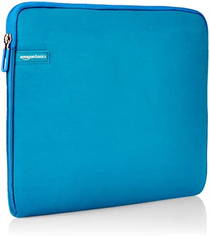Amazon Basics, custodia per laptop, 15-15.6 pollici, blu chiaro