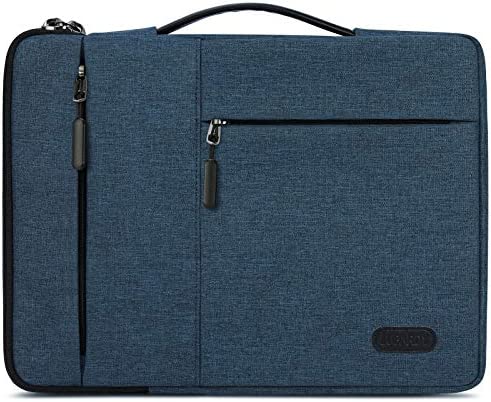 Lubardy Custodia PC 13-14 Pollici Impermeabile Antiurto Borsa Porta PC per Macbook Air/Pro 13-13,3 “Blu Scuro