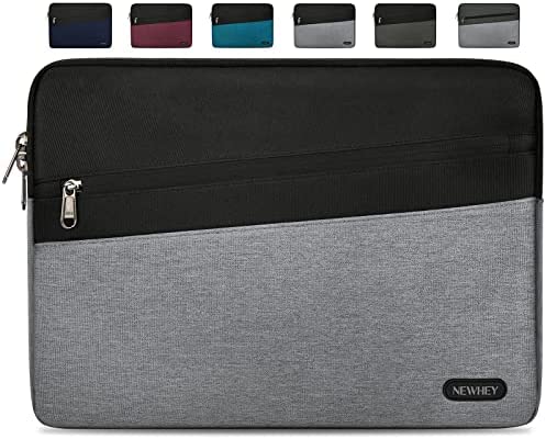 NEWHEY Custodia 13 Pollici Impermeabile Custodia Morbida Laptop Protettiva Antiurto Borsa Porta PC Compatibile con Macbook Air / Pro 13 Pollici, HP, Dell, Lenovo Grigio Chiaro
