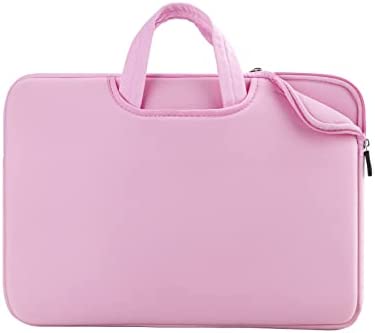 YINHANG 11,6 Pollici Custodia Laptop Sleeve Compatibile 11,6 Pollici MacBook Notebook Computer Chromebook, protettiva Borsa impermeabile per computer laptop con Maniglia Portatile, Rosa