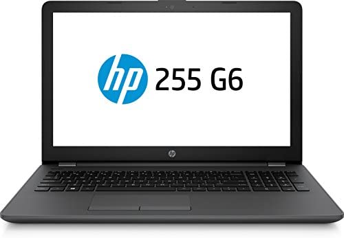 HP 255 G6, Notebook 15.6 pollici, APU AMD E2-9000e, RAM 4GB, HDD 500 GB, 1366×768, Senza sistema operativo, Nero [Italiano] [Italia]