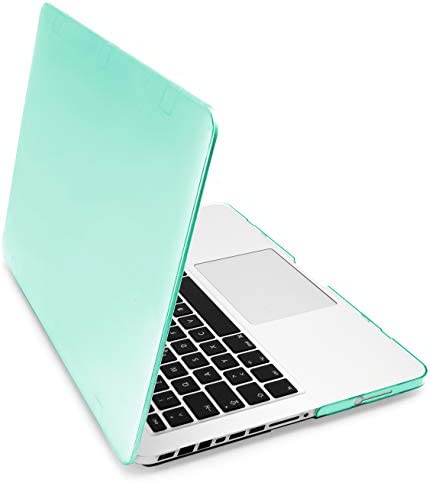 MyGadget Cover Trasparente compatibile con Apple Macbook Pro 13 pollici dal 2008 al 2012 – Custodia Hardshell Sottile – Plastica Rigida – Case Turchese