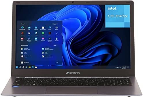 MICROTECH Pc Portatile CoreBook Lite, Laptop 15.6 Pollici, Schermo FHD, Intel UHD Graphics 600, Intel Celeron Serie N4020, RAM 8 GB DDR4, 512 GB SSD, Windows 11, Garanzia Italia