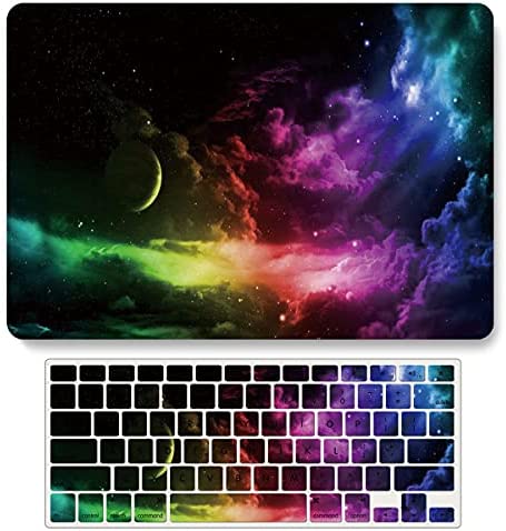 Custodia Compatibile con MacBook PRO 13 Pollici A1278 2012/2011/2010/2009/2008,Plastica Rigida Case Cover & Tastiera Copertura Compatibile con Mac Pro 13 con CD-ROM – Notte Stellata