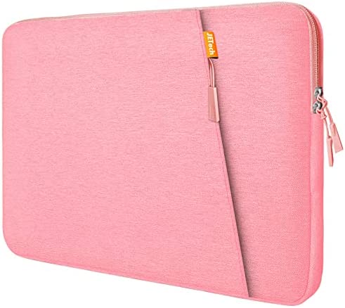 JETech Custodia per 13,3 Pollici MacBook Air/Pro, 14 Pollici MacBook Pro 2021 M1, 13-13,6 Pollici Laptop Notebook, Impermeabile Borsa Sleeve Antiurto Caso con Tasche (Rosa)