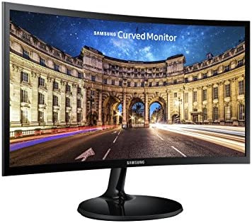 Samsung 24F390 Monitor Curvo FHD da 24″, 1920 x 1080, 16.7 Milioni di Colori, 4 ms, HDMI, D-Sub, Nero, VESA