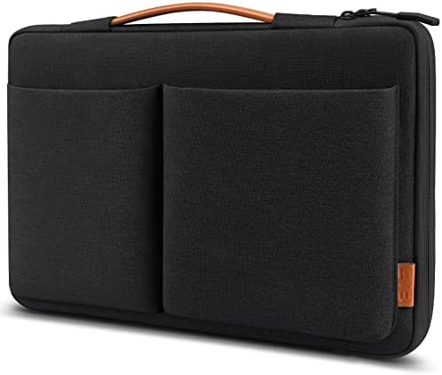 ZYB Custodia PC 14 Pollici, Custodia Porta PC Laptop 14 Pollici Compatibile con 14″ a 15″ Notebook Chromebook ThinkPad Lenovo IdeaPad Acer Aspire ASUS VivoBook HP 14s Pavilion Dell Mac Pro 15, Nero