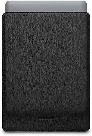 Woolnut Custodia in pelle e lana per MacBook Pro & Air 13 – Noir