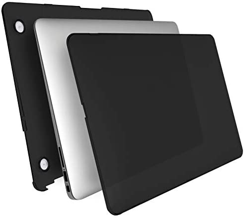 MyGadget Cover Trasparente compatibile con Apple MacBook Air 13 pollici dal 2011 al 2018 – Custodia Hardshell Sottile – Plastica Rigida – Case Nero