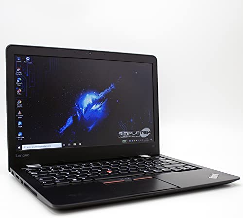 Lenovo Notebook Laptop Thinkpad 13 i3 2.4GHz Display 13,3” HDMI DDR4 SSD M.2 USB Type C Tastiera ITA webcam 720p (Ricondizionato) (16GB RAM SSD 480GB)