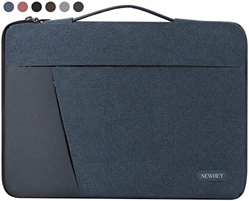 NEWHEY Custodia PC 15.6 Pollici Compatibile Custodia Computer Porta Macbook Air Pro 15-15.6 Pollici Impermeabile Borsa Porta PC, Laptop Sleeve Notebook Portatile Custodia Protettiva Antiurto Blu Navy