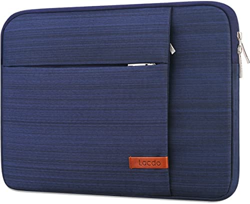 Lacdo 14 Pollici Borsa Protettiva Custodia per Huawei MateBook D 14, Lenovo IdeaPad 14, Acer Swift 3, ASUS Zenbook/VivoBook 14, Lenovo IdeaPad/ThinkPad 14, HP Stream 14 Chromebook Antiurto, Blu