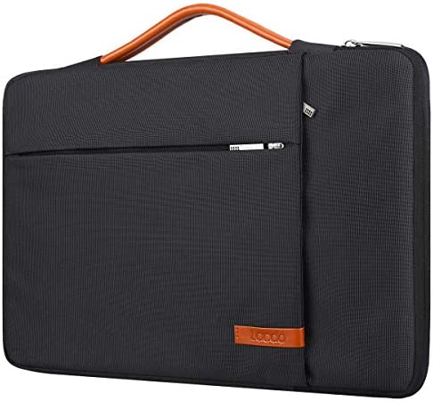 Lacdo 360° Protettiva Borsa Custodia per 15.6 Pollici HP Pavilion, Lenovo V15 V145 / IdeaPad/Legion 5, 15.6 Pollici Acer Aspire 5, Huawei MateBook D 15, ASUS VivoBook 15, dell Inspiron 15, Nero