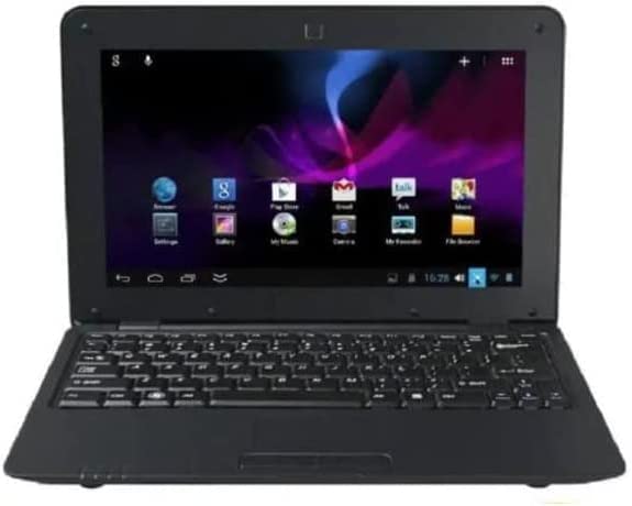 DWO EUROPE Netbook 10.1 Pollici Android 5.0 WiFi S500 1GB RAM Mini Laptop 8GB ROM per bambini Tastiera QWERTY Spagnolo Colore Nero