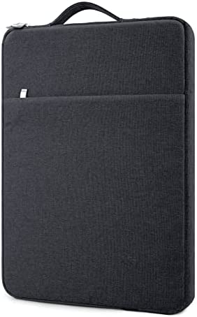 MicaYoung Custodia Protettiva per Laptop 11-11,6 Pollici Impermeabile e Antiurto Borsetta con Due Scomparti e Maniglia Retrattile,Compatibile con 11,6″ MacBook Air Chromebook Tablet Notebook, Nero