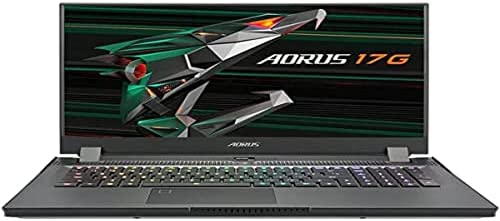 GIGABYTE Portatile AORUS 17G KD-72ES325SH,i7-11800H,16GB,SSD 512GB,17.3″ 300Hz FHD,RTX 3060P/6GB,NO ODD,Win 10 Home