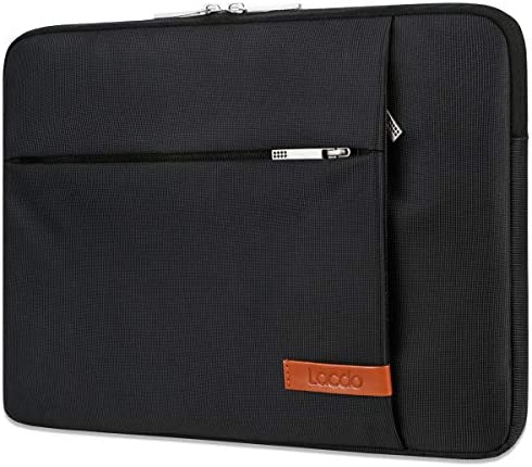 Lacdo 15.6 Pollici Borsa Protettiva Custodia per 15.6 Pollici HP Pavilion, 15.6 Pollici Lenovo IdeaPad 3 5, Acer Aspire 5, Huawei MateBook D 15, ASUS ZenBook/VivoBook 15, Dell Inspiron 15, Nero