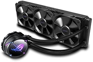 ASUS ROG Strix LC II 360, Dissipatore a Liquido All-In-One, Tre Ventole ROG da 120mm, Compatibile Con Socket LGA 1700|1200|1150|1151|1152|1155|1156|2011|2066 e AMD AM4/TR4, Nero