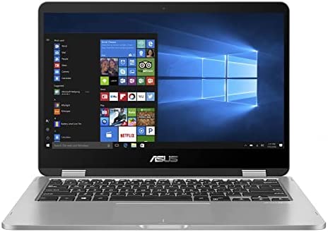 ASUS ASUS VivoBook Flip 14 TP401MA-EC448W – Notebook 14″ Full HD (Celeron N4020, 4 GB RAM, 256 GB SSD, UHD Graphics 600, Windows 11 Home) Grigio chiaro – Tasto