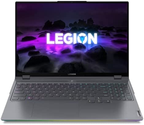 Lenovo Legion 7 – Computer portatile da 16″ WQXGA IPS (AMD Ryzen 9 5900HX Octa-Core, 32GB di RAM, 2TB SSD, NVIDIA GeForce RTX 3080-16GB, WiFi 6, Windows 10 Home), Grigio – AZERTY Belga Tastiera