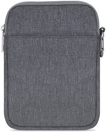 Moko 6 pollici Custodia Impermeabile, Borsa Protettiva da Tasca di Nylon Compatibile con Nuovo Kindle 2022, Amazon Kindle 10a Gen 2019/Kindle Paperwhite 6″ /Voyage/Nuovo Kindle(8a Gen), Grigio Scuro