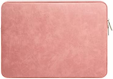 MicaYoung 15,6 Pollici Custodia Protettiva per Laptop PC Impermeabile in Pelle PU, Compatibile con La Maggior Parte dei Notebook Chromebook da 15,6 Pollici, Rosa Corallo