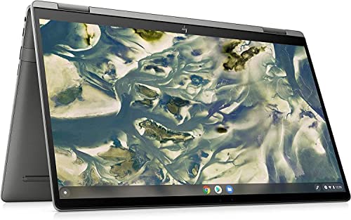 HP – PC Chromebook x360 14c-cc0001sl Convertibile, Intel Core i3-1115G4, 8GB RAM, SSD 256GB PCi, Display Touch da 14″ FHD, IPS, Antiriflesso, Scheda grafica Intel UHD 600, Wi-Fi 6, ChromeOS, Argento