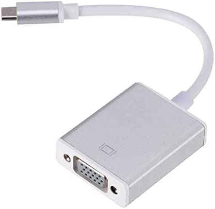Beigemo Adattatore da USB C a VGA, Thunderb0lt 3（Type-C Maschio a VGA Femmina Adattatore Compatibile con G00gle Chromeb0ok P1xel Mac Book Pro 2020,2019,2018, Len0v0 900, De1l XPS 13