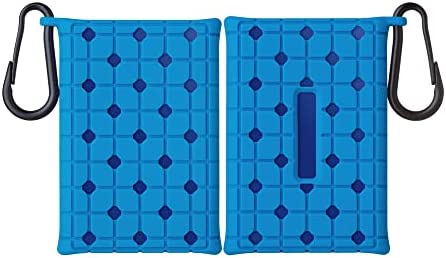 kwmobile Custodia SSD Silicone Compatibile con Samsung T7 Portable SSD – Cover SSD Portatile – Protezione Disco Rigido Esterno SSD blu
