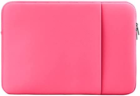 MicaYoung 14 Pollici Custodia Laptop Notebook Sleeve Compatibile Chromebook 14/Jumper/Huawei/IdeaPad 1 3 Flex 5 14″/ASUS ExpertBook B3/VivoBook Pro 14/Yoga Slim 7 ProX, Versione Avanzata, Rosa Acceso