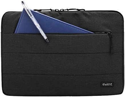 Ewent Custodia Protettiva a Mano per Computer Portatili, MacBook Pro, MacBook, Laptop fino a 15,6 Pollici, Nero