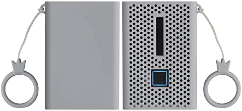 kwmobile Custodia SSD Silicone Compatibile con Samsung T7 Touch Portable SSD – Cover SSD Portatile – Protezione Disco Rigido Esterno SSD grigio