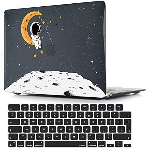 Custodia Compatibile con MacBook Air 13 Pollici 2010-2017 (Modello: A1466 / A1369), Plastica Case Cover Rigida Copertina con Tastiera Cover per MacBook Air 13,3 – Astronauta