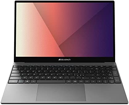 MICROTECH Corebook CB15I3 PC Portatile, Windows 11 Home, Intel i3-10110U, RAM 16 GB, SSD 512 GB, Intel UHD, Display 15.6″ FHD, Tastierino numerico, Copritastiera Multilingua Inclusa, Grigio