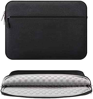YINHANG 14 Pollici Custodia per Laptop Sleeve Borsa portatile per laptop con strato imbottito in spugna antiurto, Compatibile con 14 Pollici Notebook Computer Chromebook, Nero